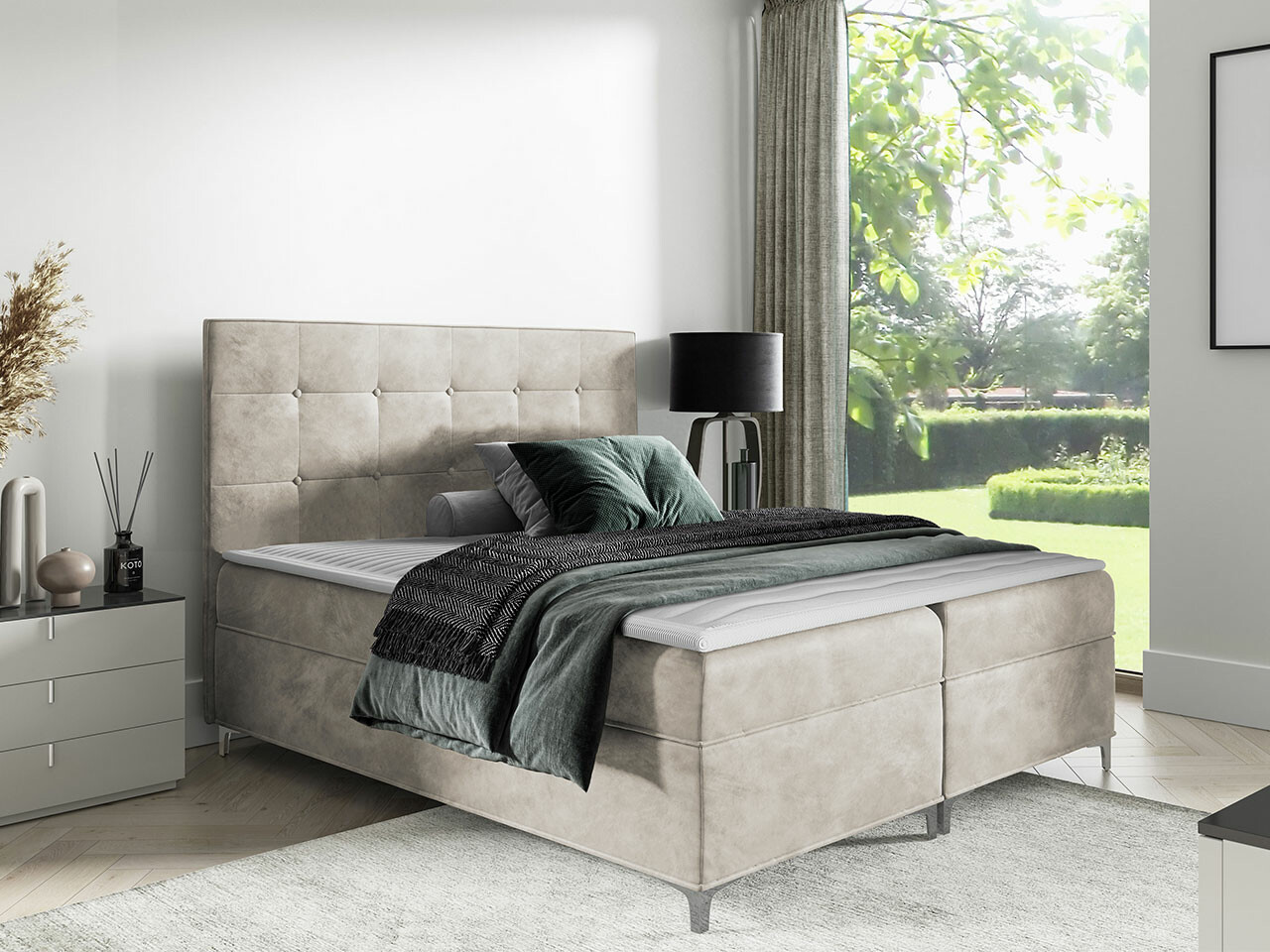 Boxspring krevet Porta (Fresh 1)