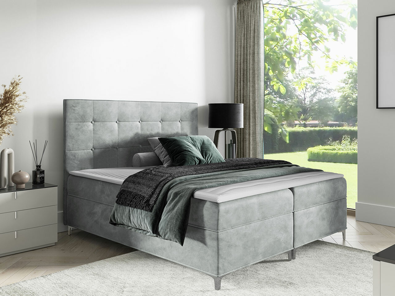 Boxspring krevet Porta (Fresh 33)