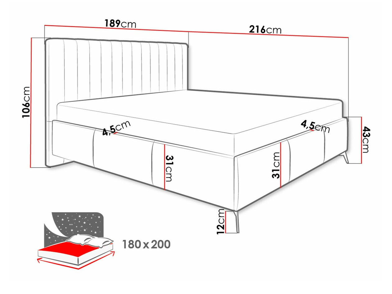 Krevet ComfiDream 173 (Fresh 01)