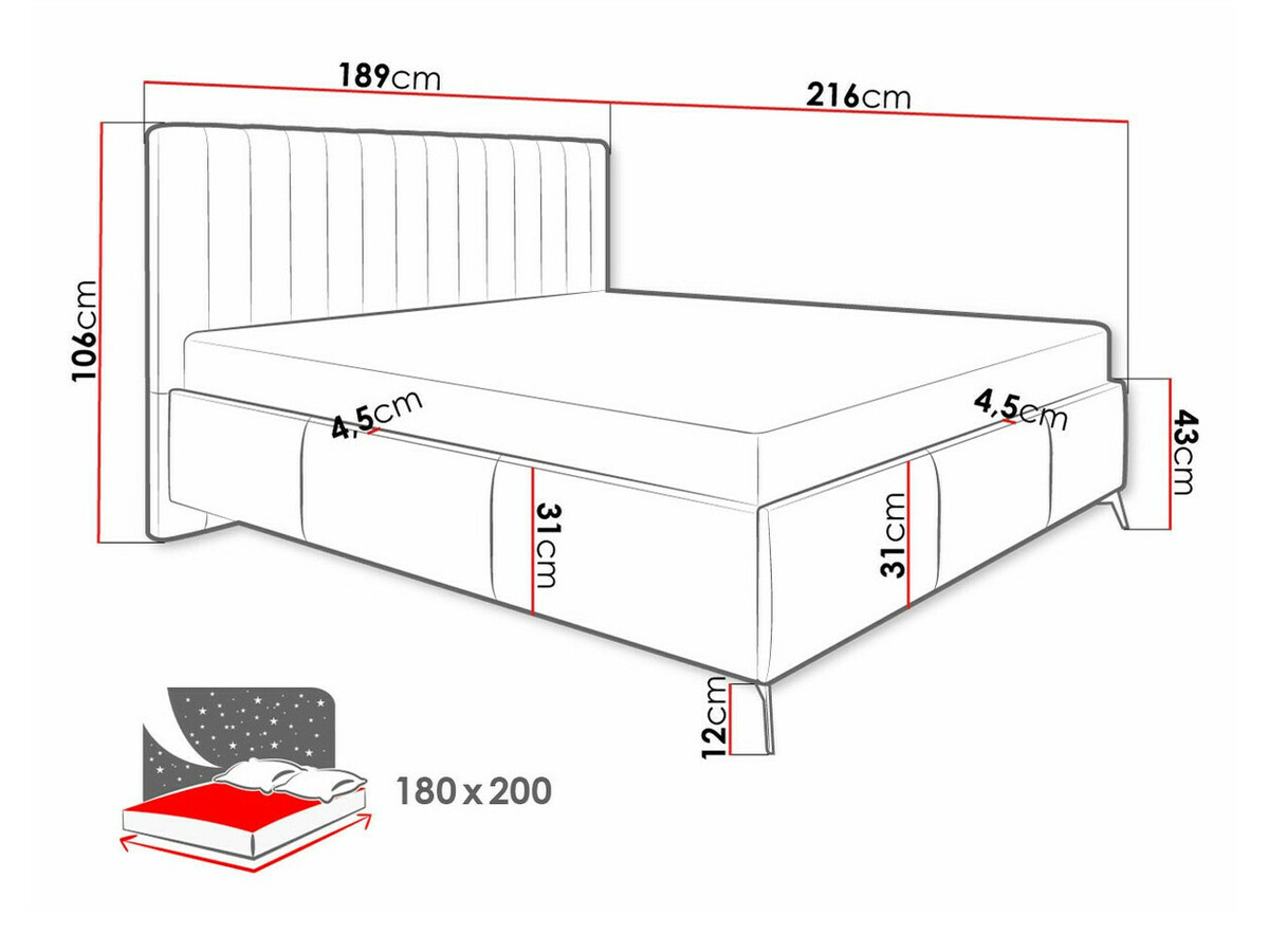 Krevet ComfiDream 173 (Fresh 13)