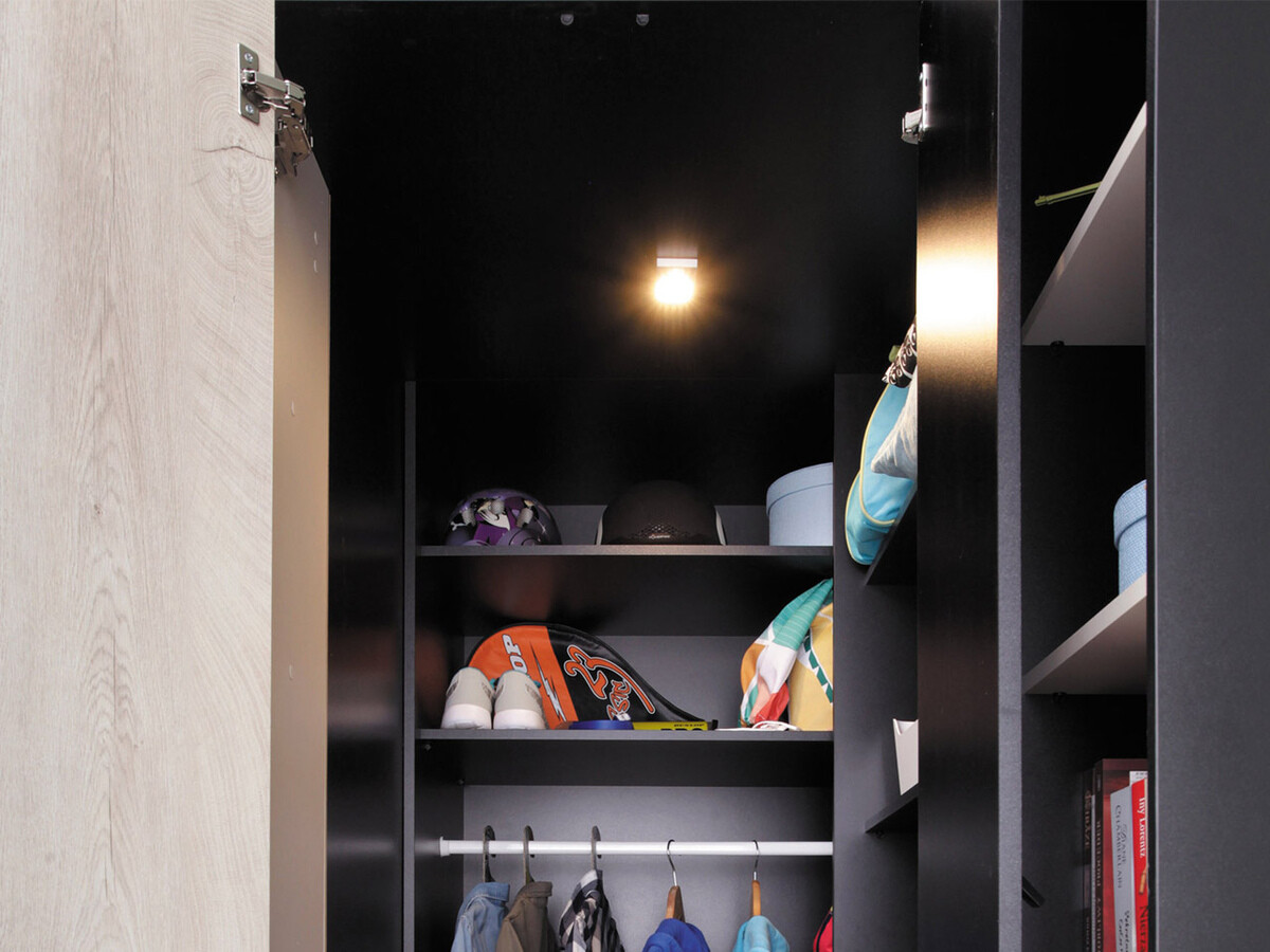 Dečija soba Camteso 115 (Belo + Hrast + Tirkizna)