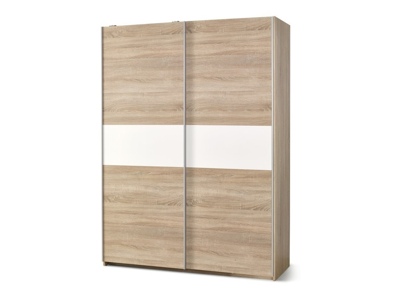 Ormar Cirveso 110 (Sonoma hrast + Sjajno belo)