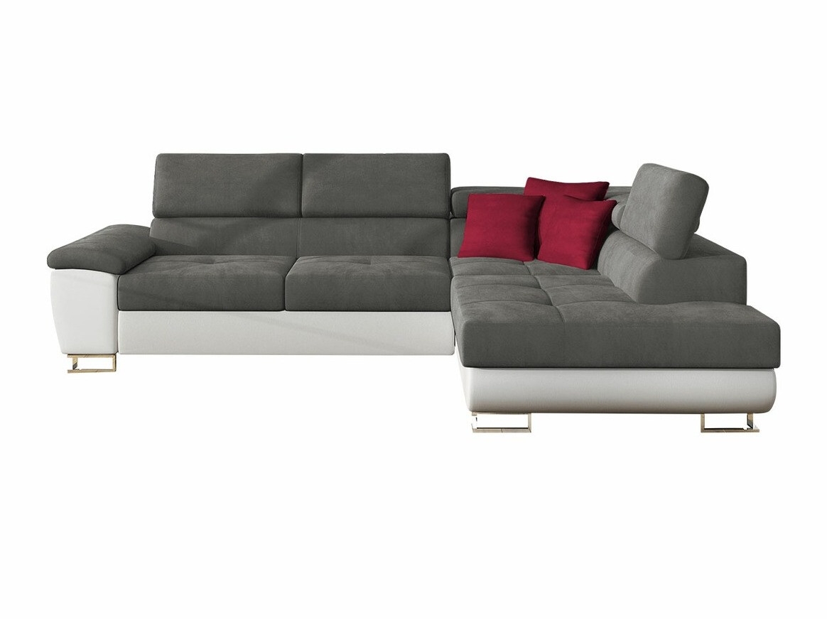 Ugaona garnitura Comfivo Ruta II (Soft 017 + Uttario Velvet 2971 + Kronos 02)