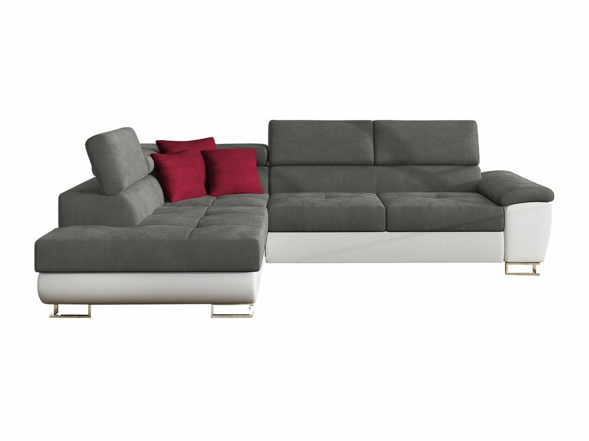 Ugaona garnitura Comfivo Ruta II (Soft 017 + Uttario Velvet 2971 + Kronos 02)