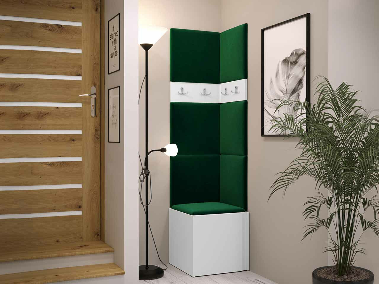 Set za hodnik Hartford 347 (Belo)