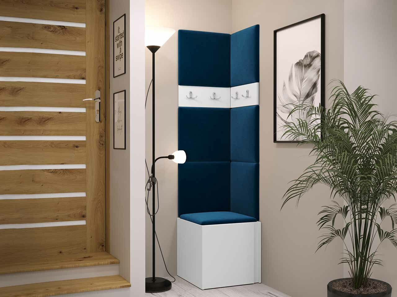 Set za hodnik Hartford 347 (Belo)