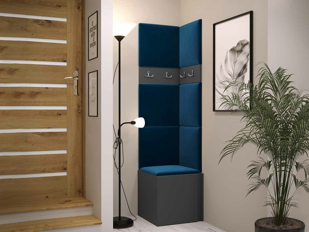 Set za hodnik Hartford 347 (Graphite)