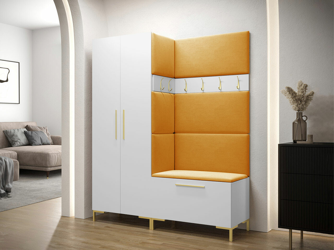 Set za hodnik Tivsoa 100 (Belo)