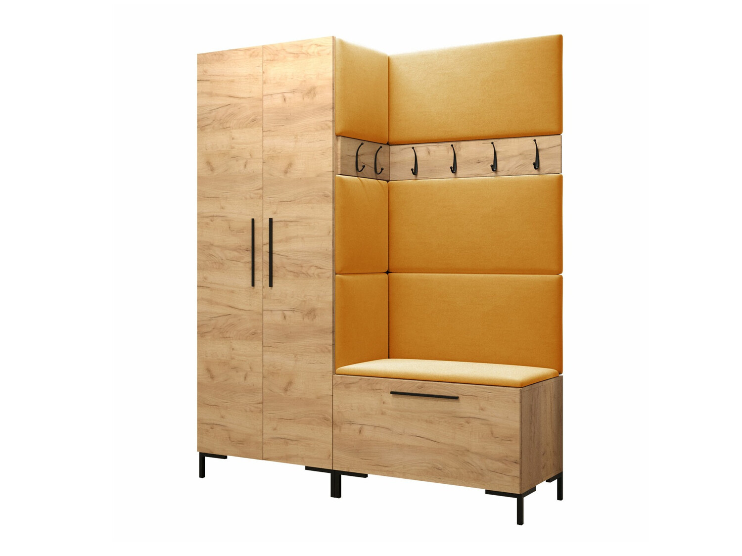 Set za hodnik Tivsoa 100 (Craft hrast)