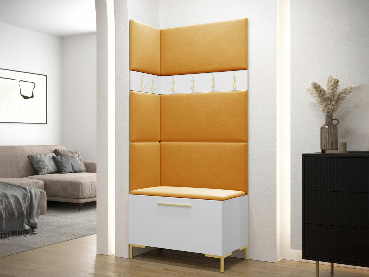 Set za hodnik Tivsoa 103 (Belo)