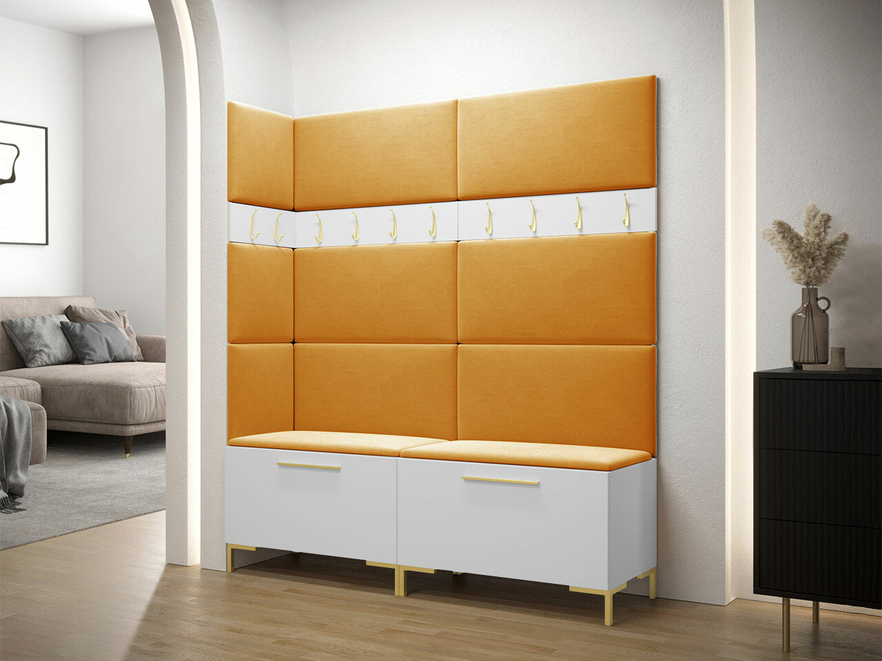 Set za hodnik Tivsoa 104 (Belo)