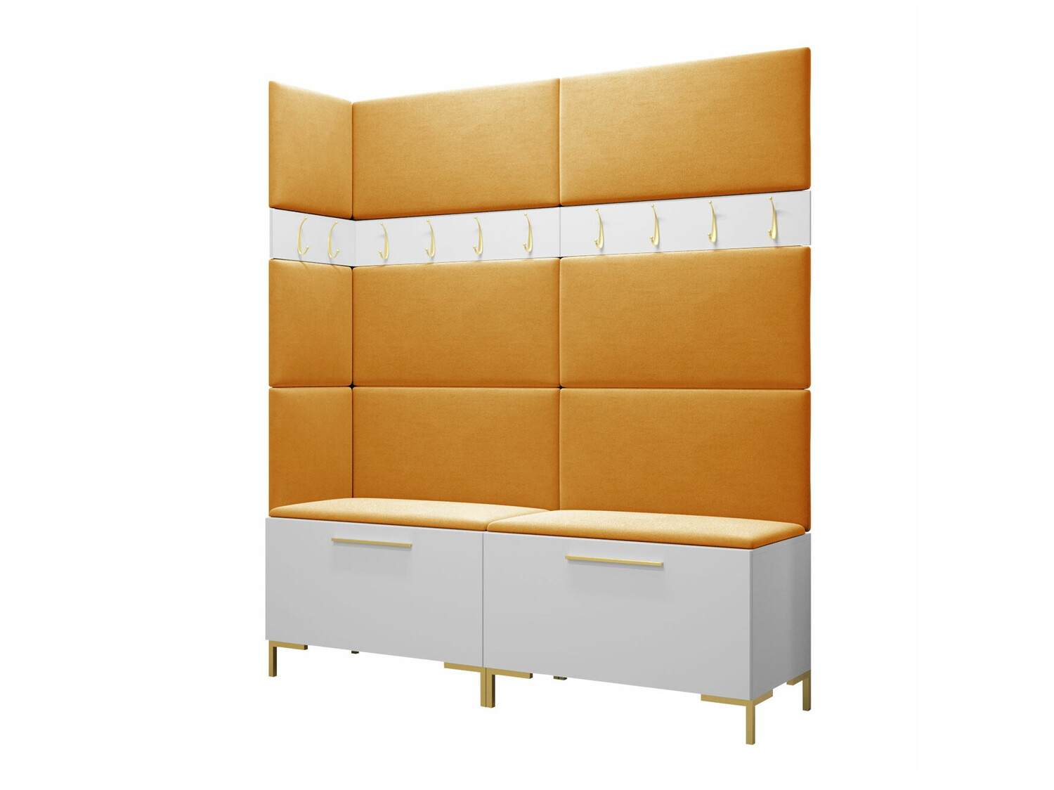 Set za hodnik Tivsoa 104 (Belo)