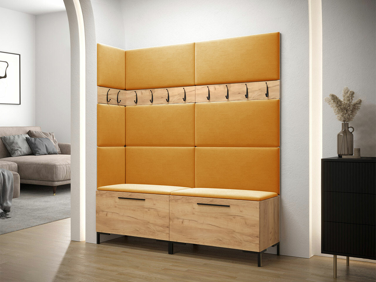 Set za hodnik Tivsoa 104 (Craft hrast)