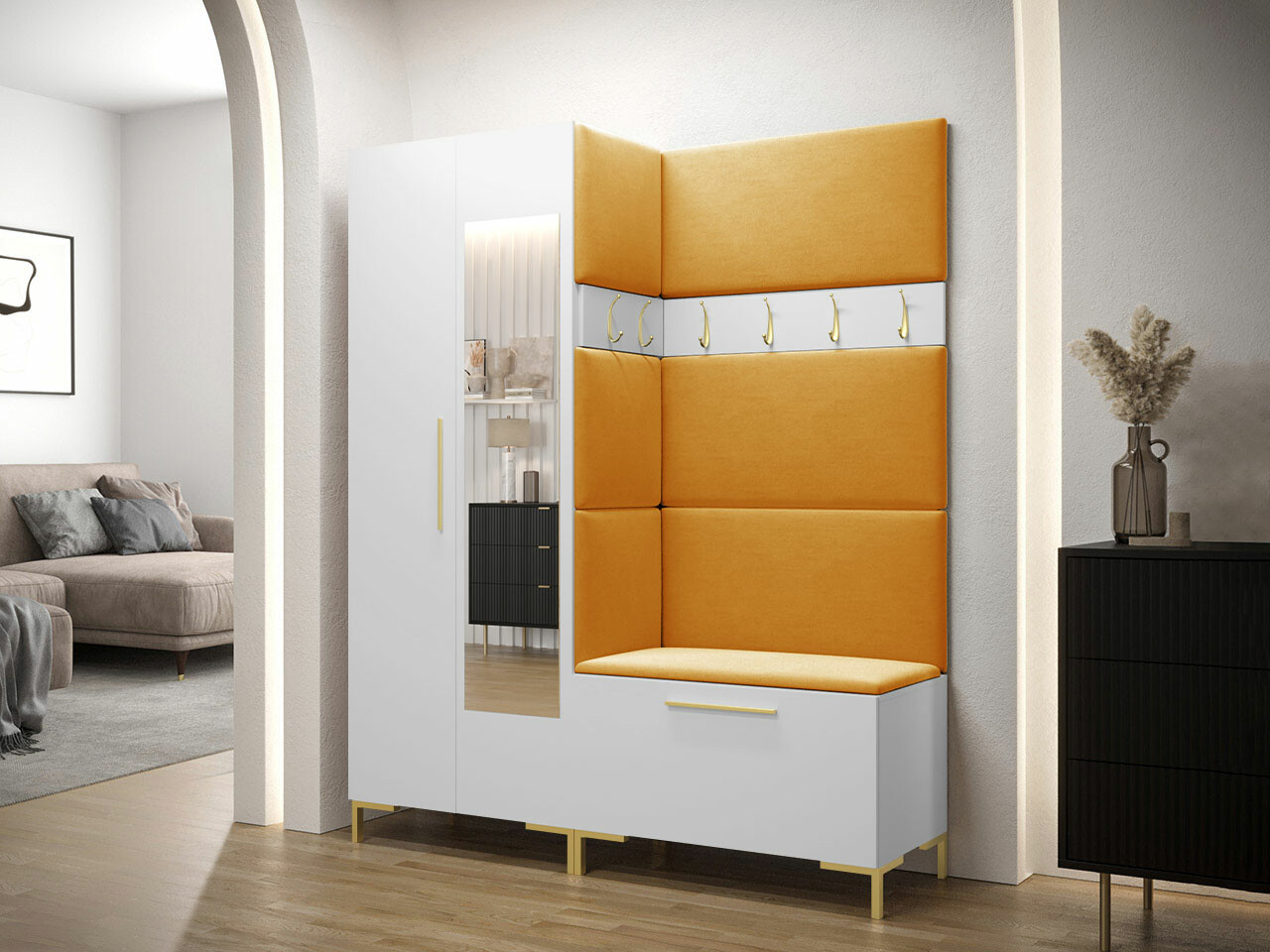 Set za hodnik Tivsoa 107 (Belo)