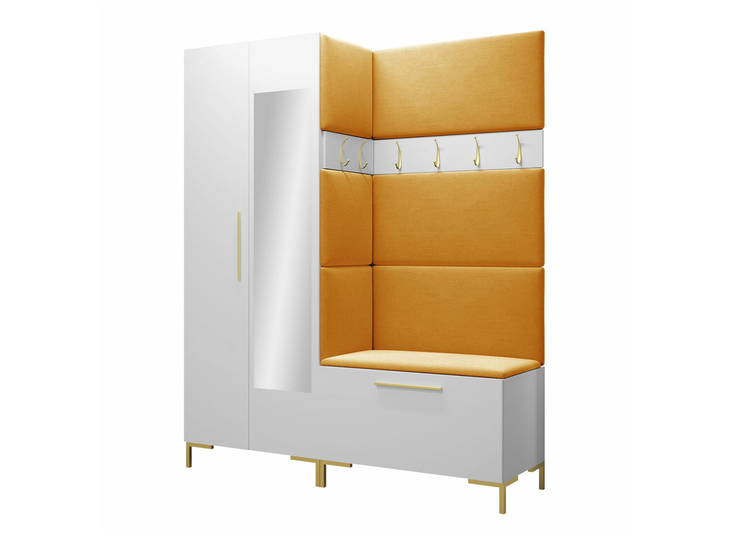 Set za hodnik Tivsoa 107 (Belo)