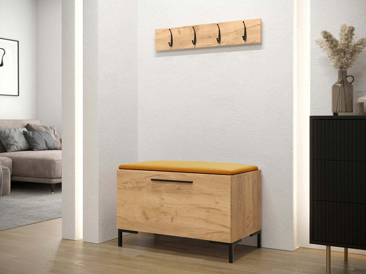 Set za hodnik Tivsoa 108 (Craft hrast)