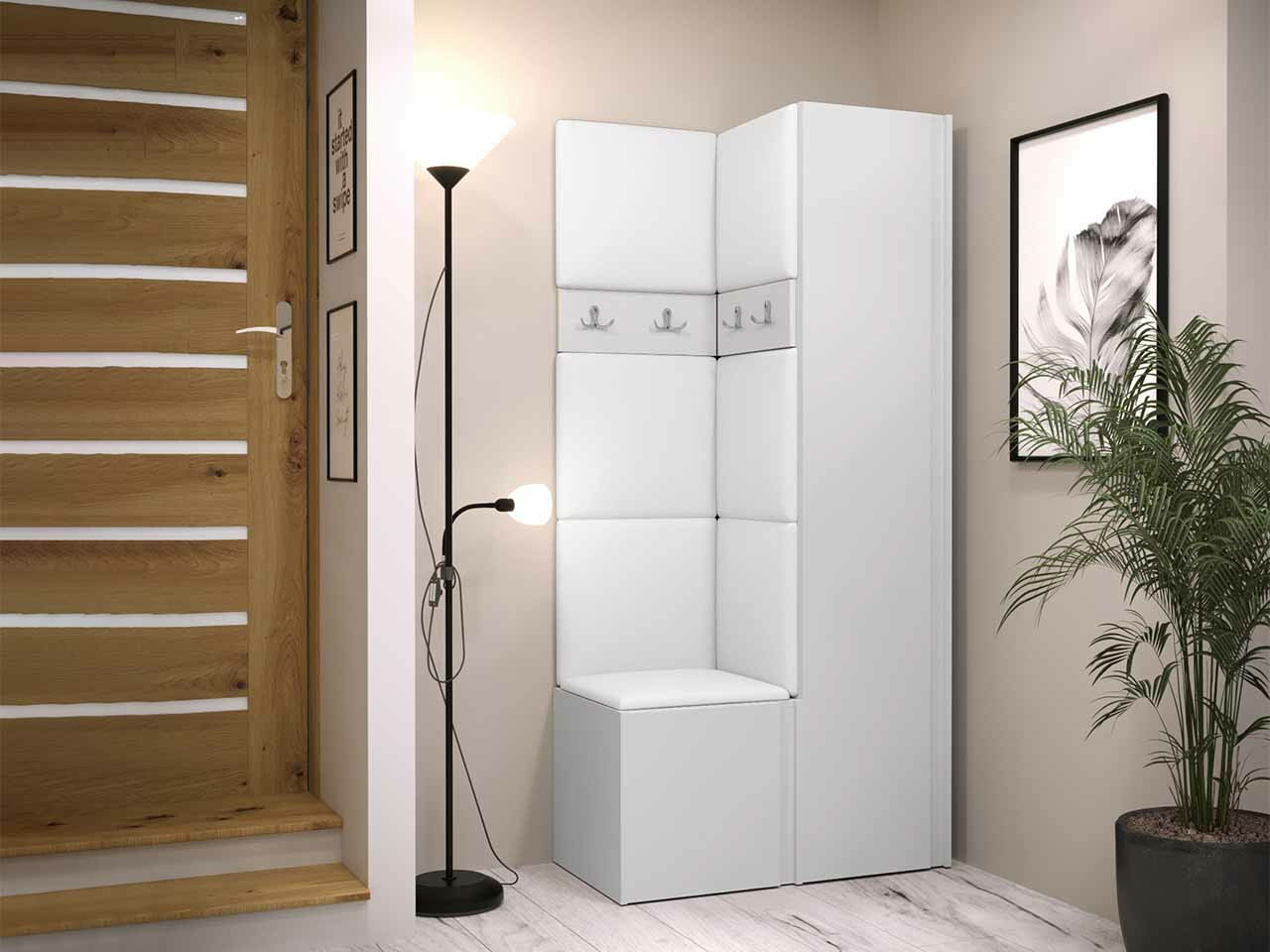 Set za hodnik Hartford 348 (Belo)