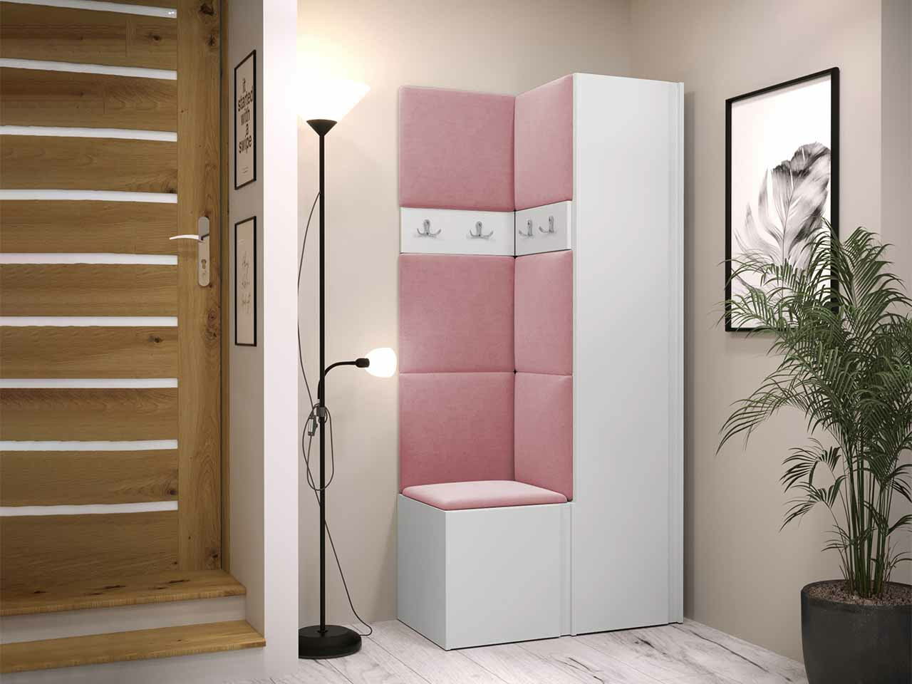 Set za hodnik Hartford 348 (Belo)