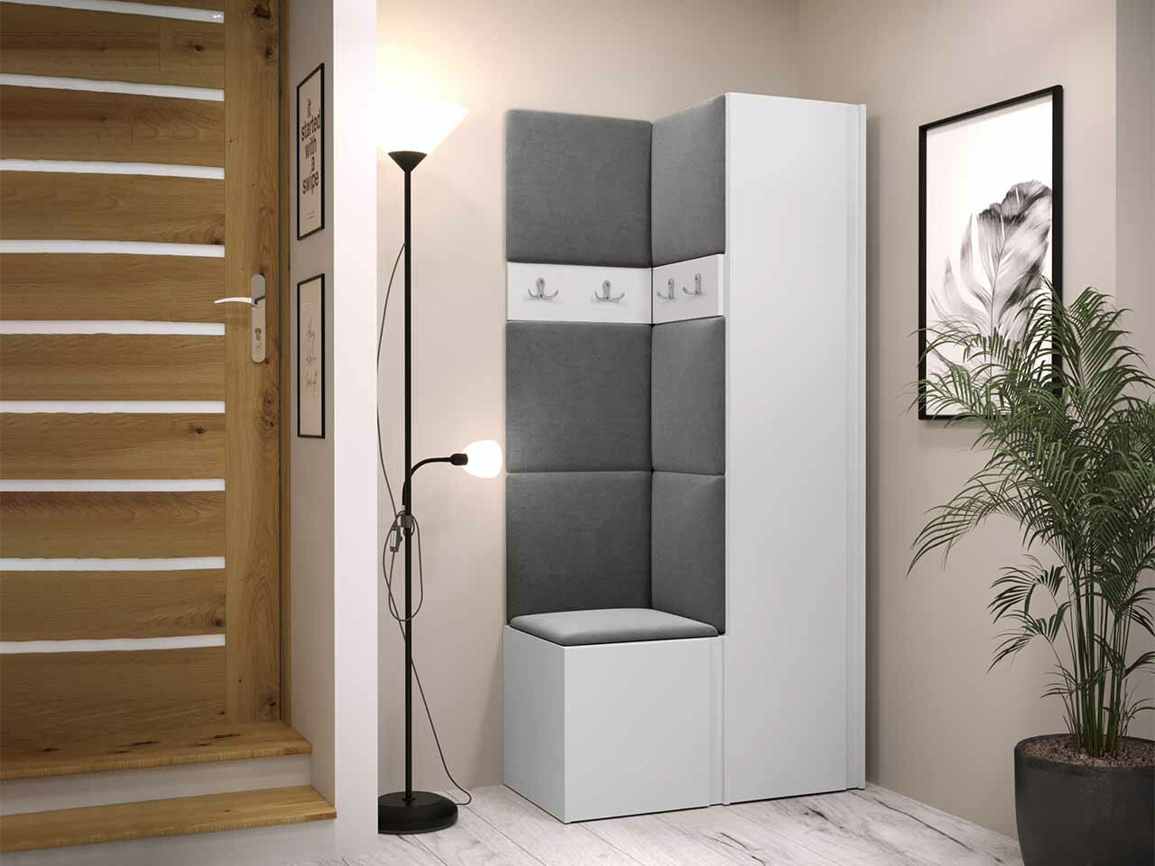 Set za hodnik Hartford 348 (Belo)