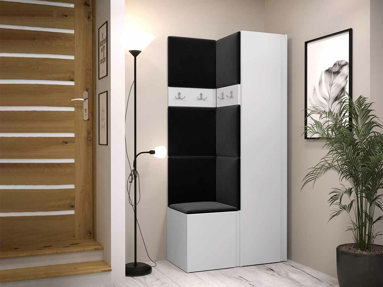 Set za hodnik Hartford 348 (Belo)