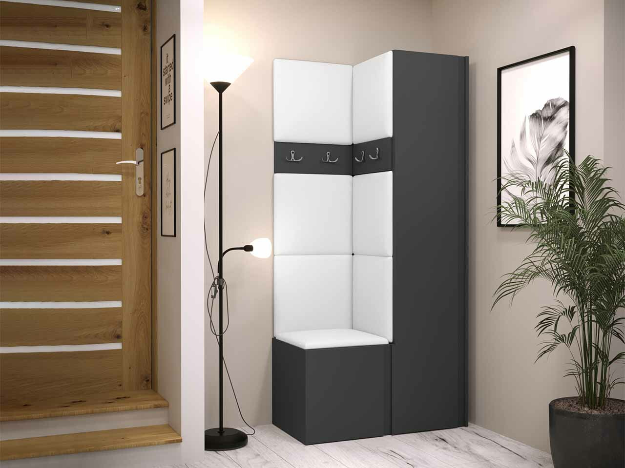 Set za hodnik Hartford 348 (Graphite)