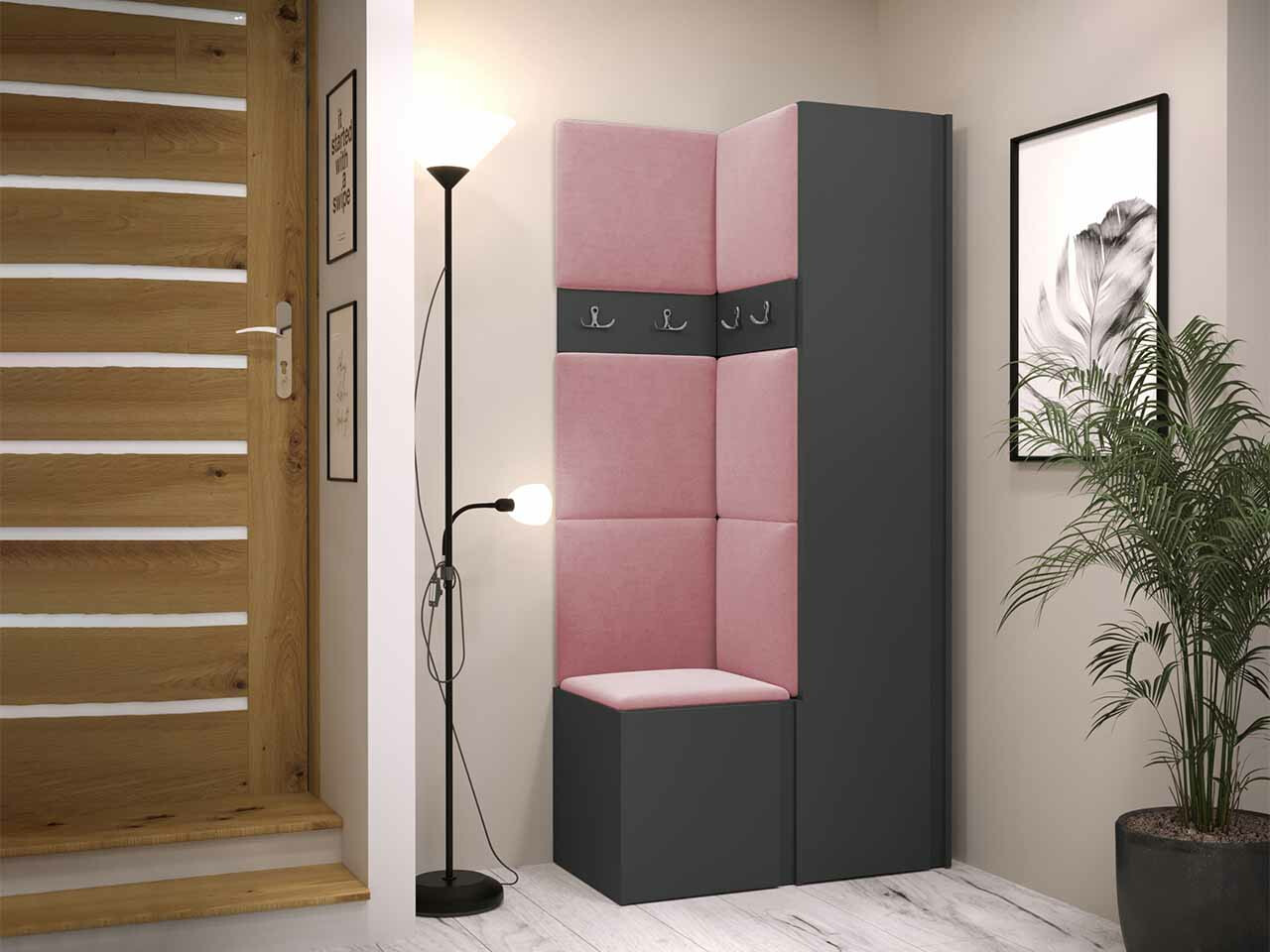 Set za hodnik Hartford 348 (Graphite)