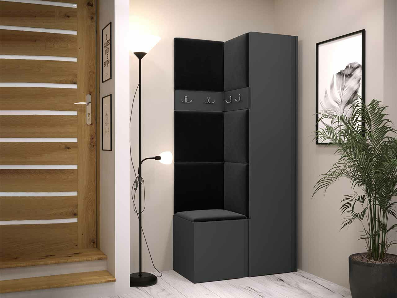 Set za hodnik Hartford 348 (Graphite)