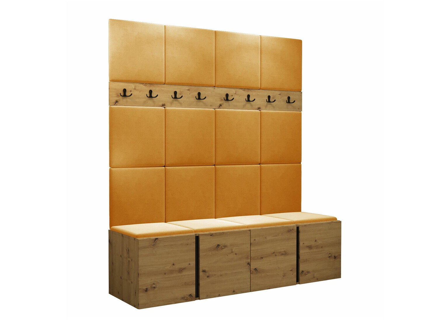 Set za hodnik Hartford 268 (Zanatski hrast)