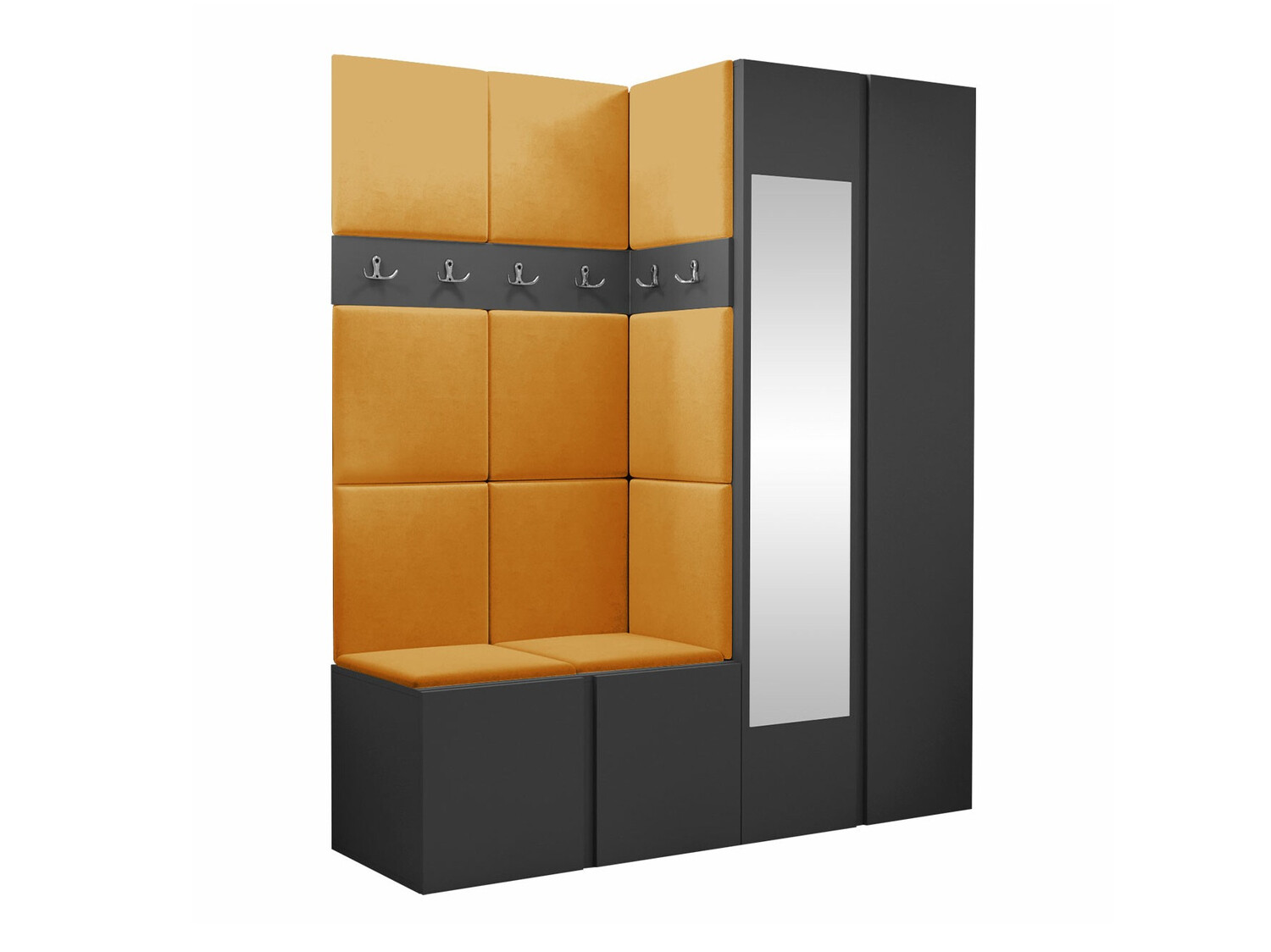 Set za hodnik Hartford 278 (Graphite)