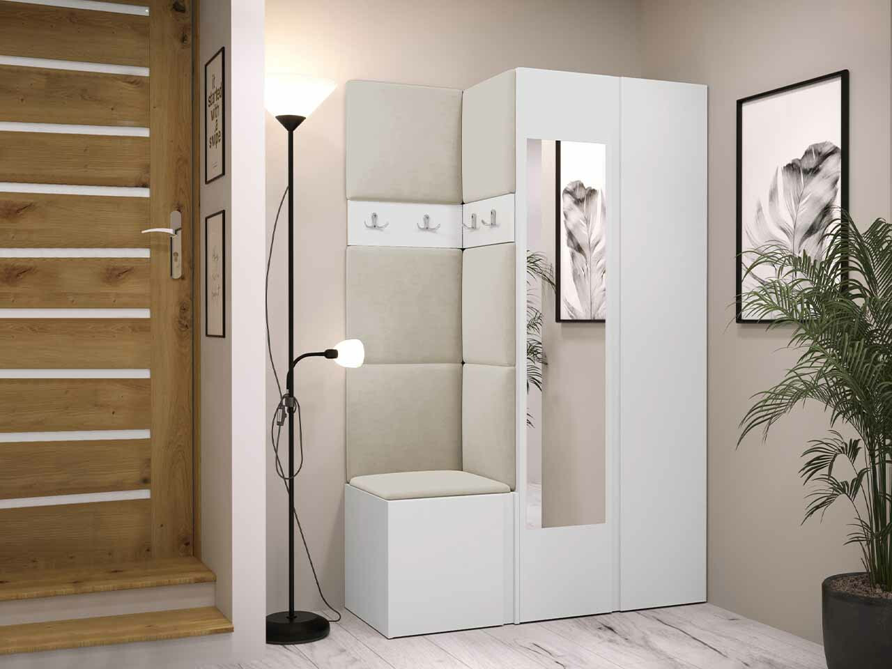 Set za hodnik Hartford 350 (Belo)