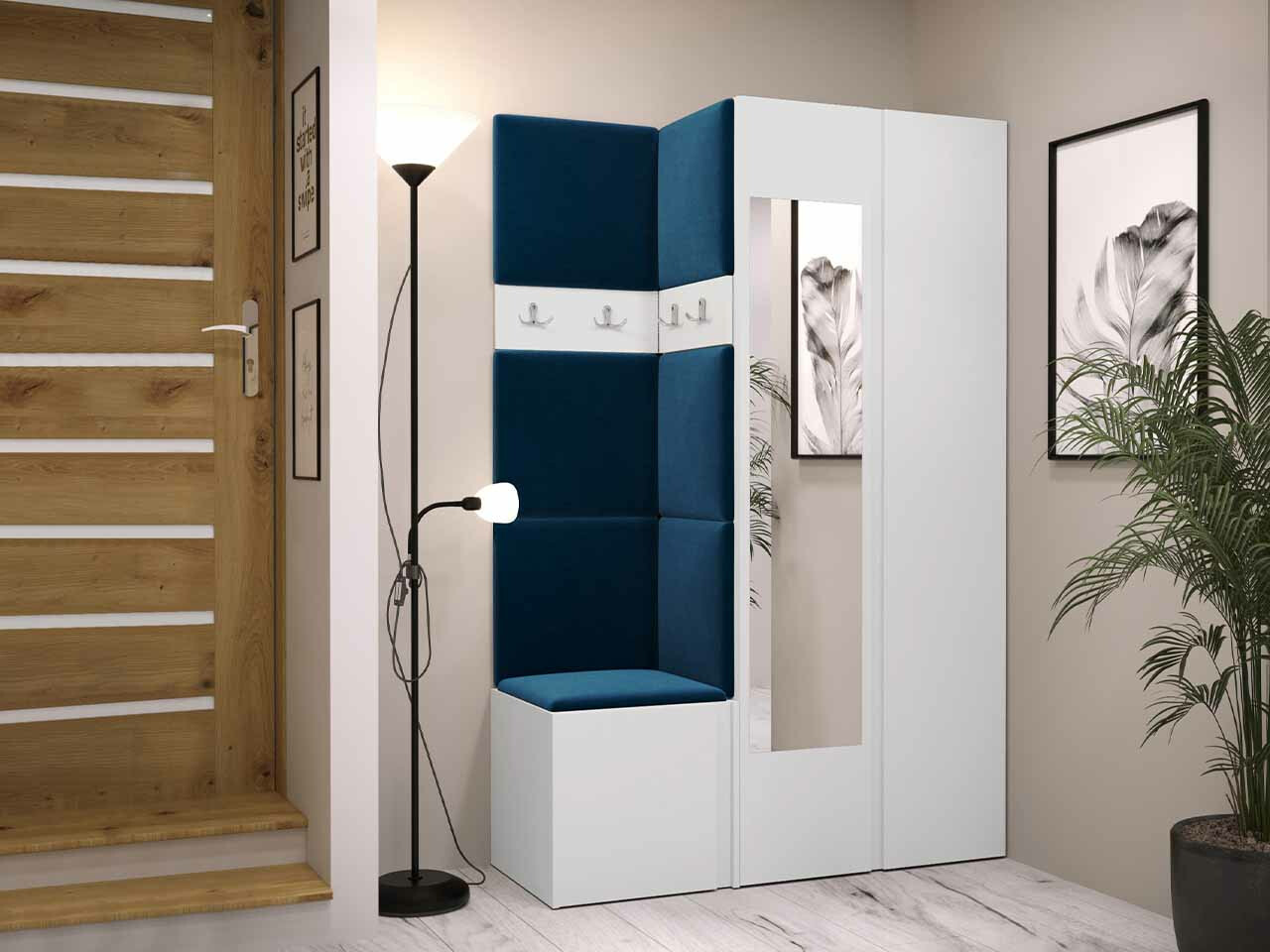 Set za hodnik Hartford 350 (Belo)