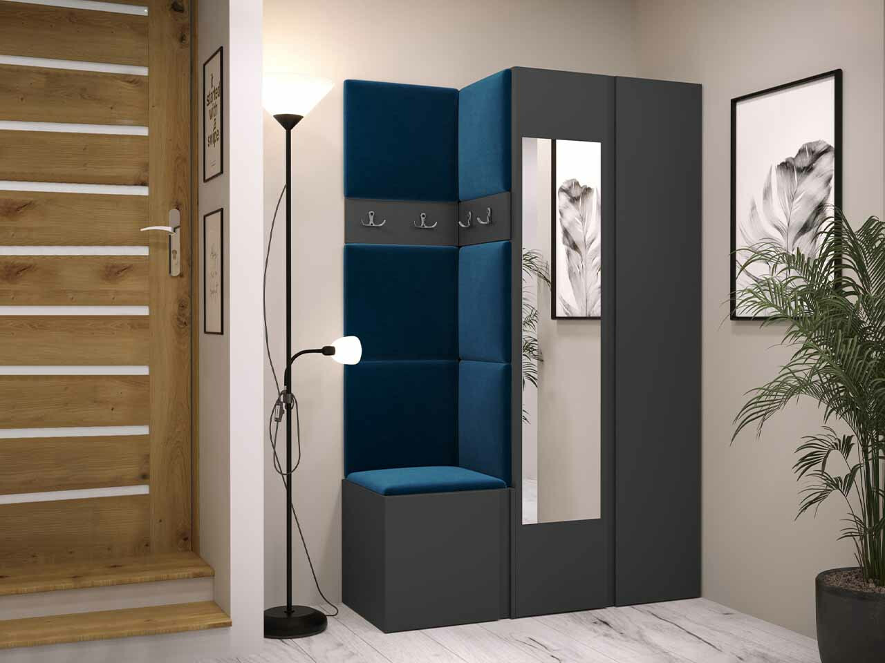 Set za hodnik Hartford 350 (Graphite)