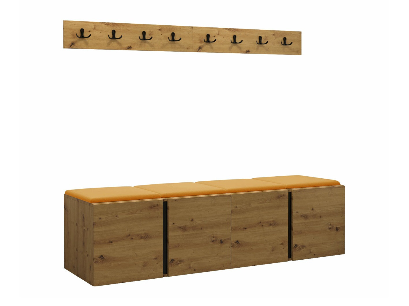 Set za hodnik Pinis VII (Artisan hrast)
