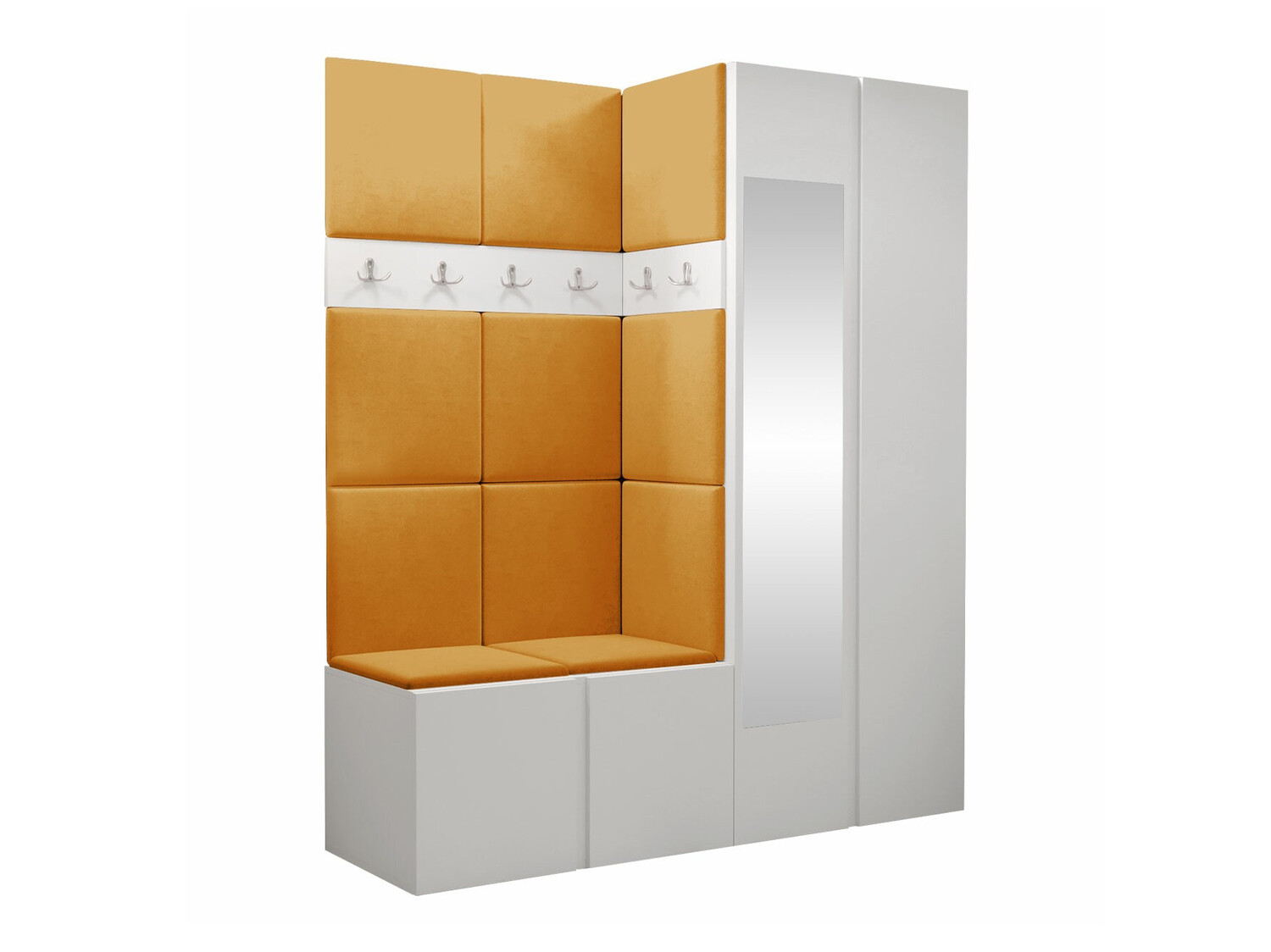 Set za hodnik Pinis X (Belo)