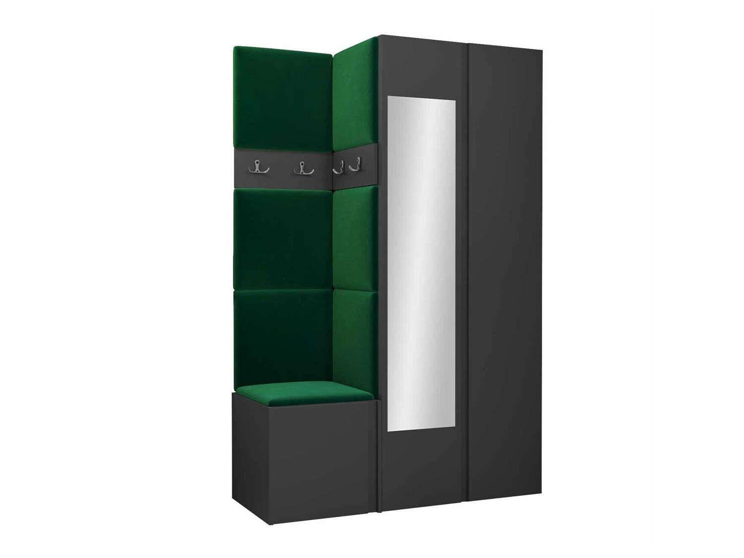 Set za hodnik Pinis XXVI (Grafit)