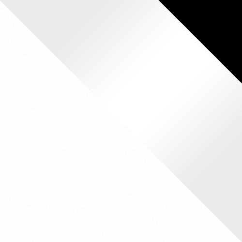 Zidni ormarić Charlotte 100 (Belo + Sjajno belo + Crno)