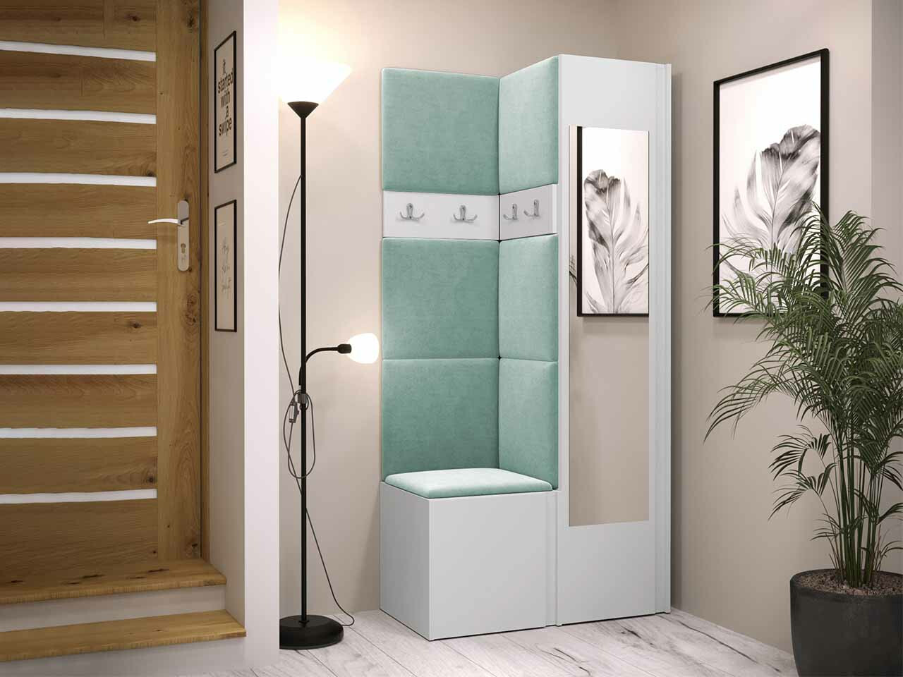 Set za hodnik Hartford 354 (Belo)