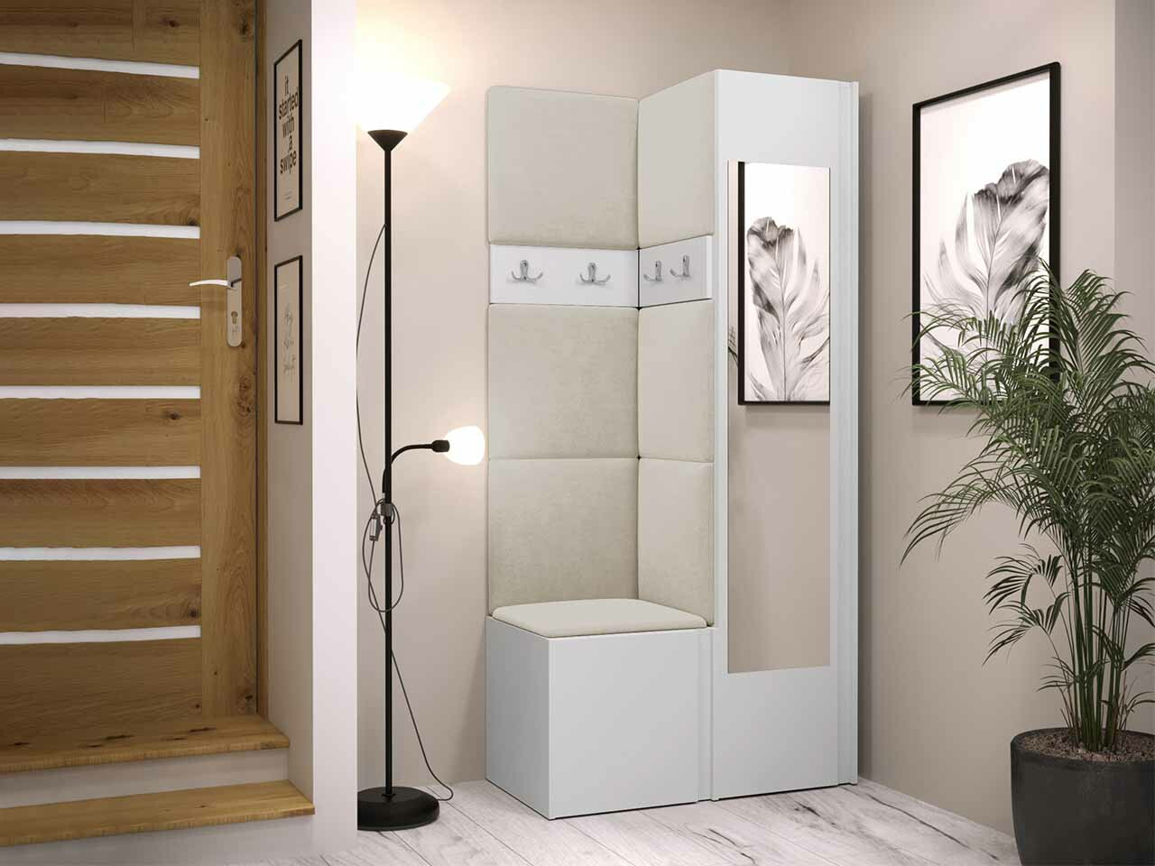 Set za hodnik Hartford 354 (Belo)