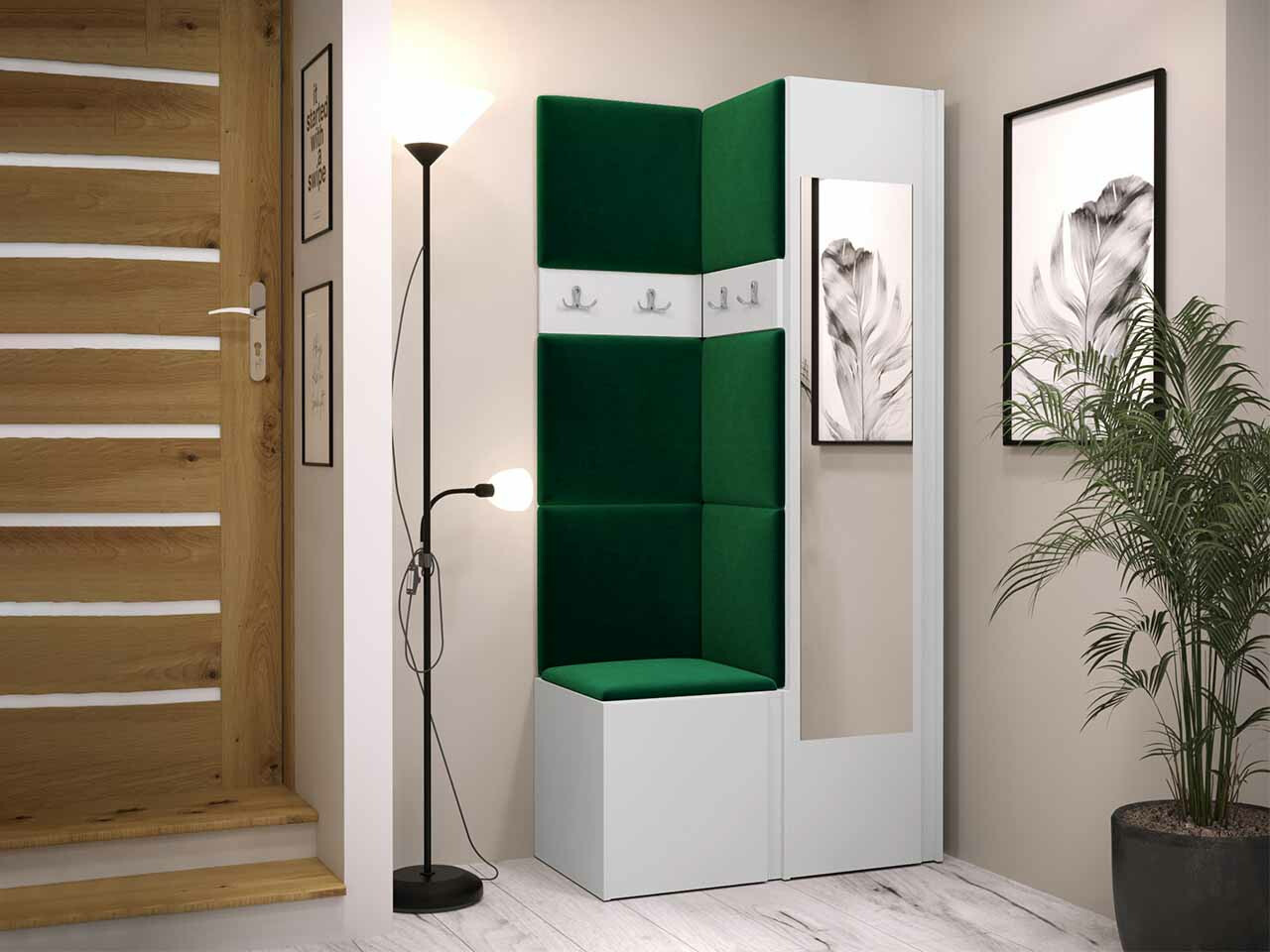 Set za hodnik Hartford 354 (Belo)