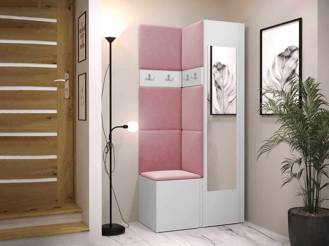 Set za hodnik Hartford 354 (Belo)