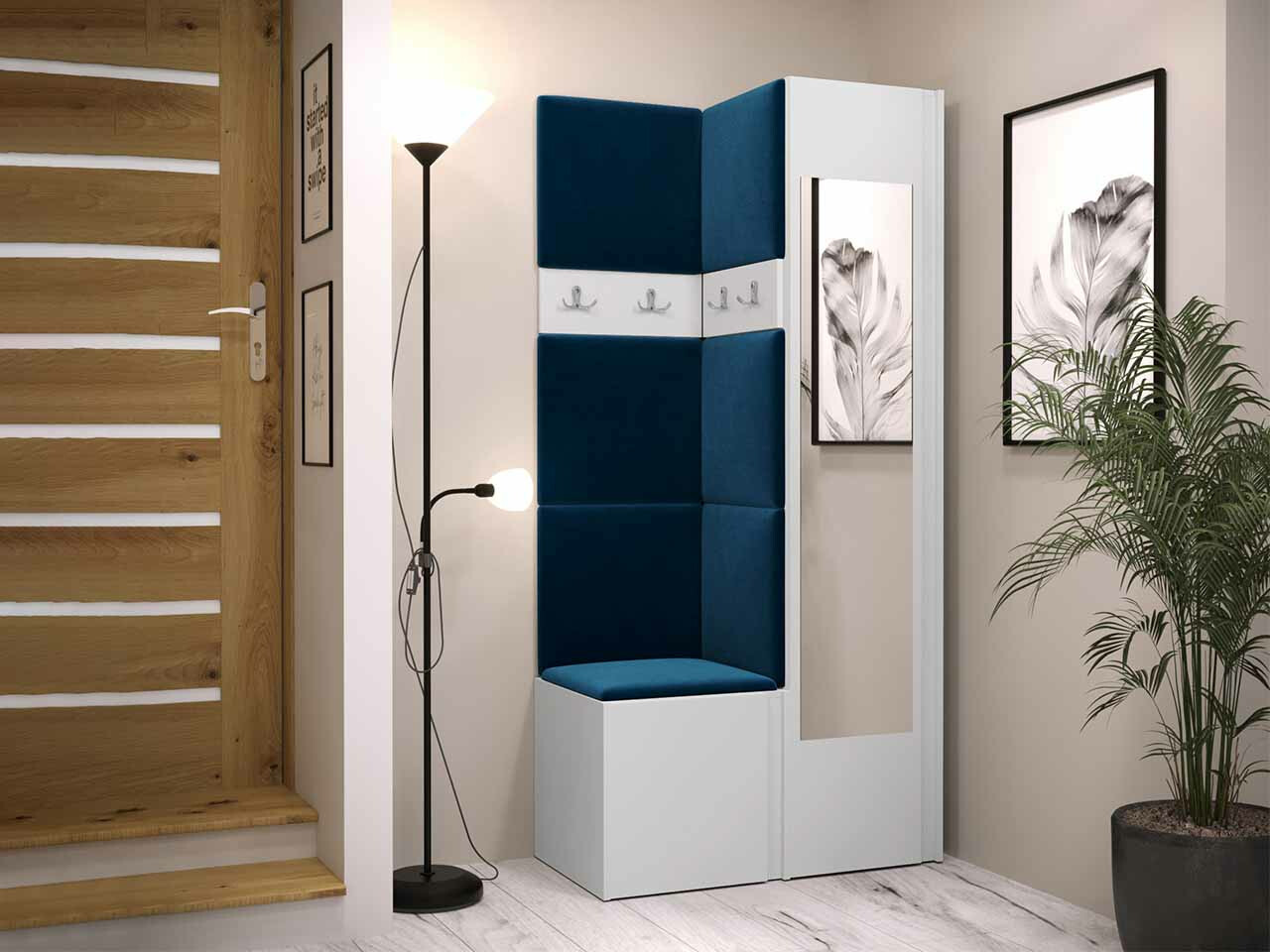 Set za hodnik Hartford 354 (Belo)