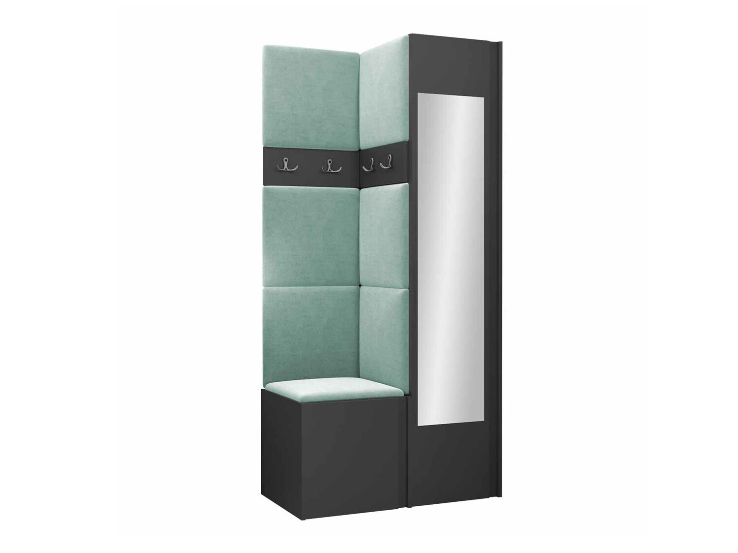 Set za hodnik Hartford 354 (Grafit)