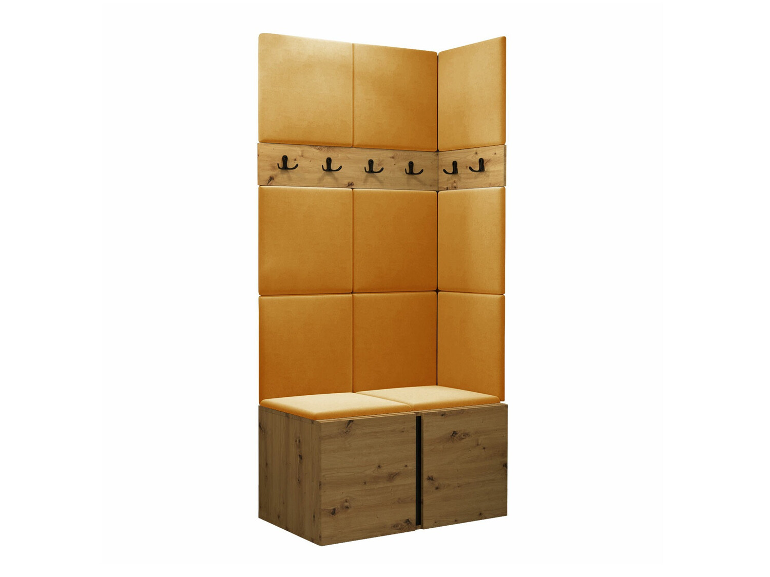 Set za hodnik Hartford 264 (Zanatski hrast)