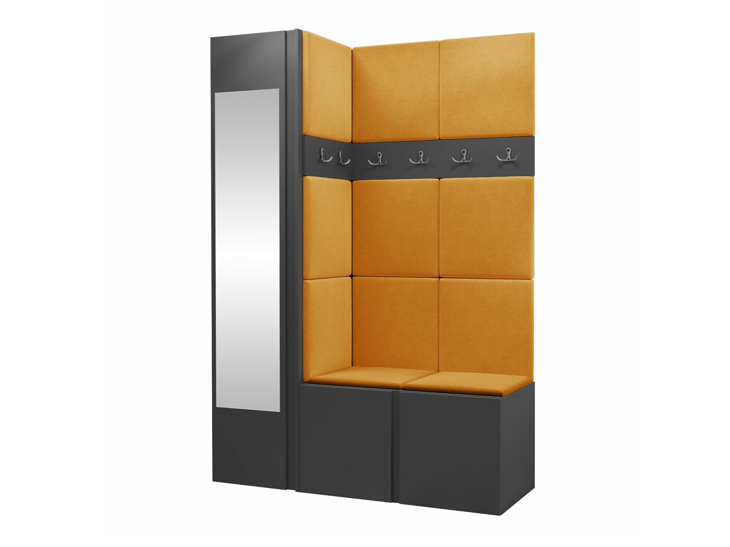 Set za hodnik Hartford 277 (Graphite)