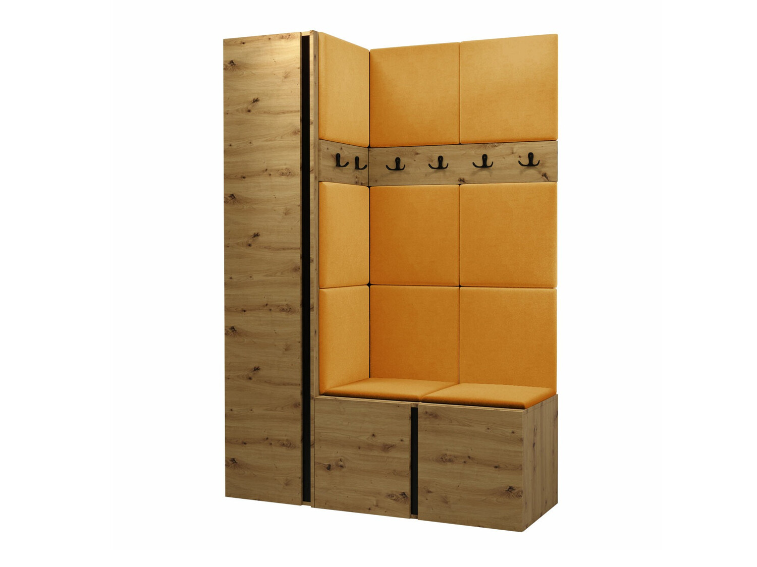 Set za hodnik Pinis IX (Artisan hrast)