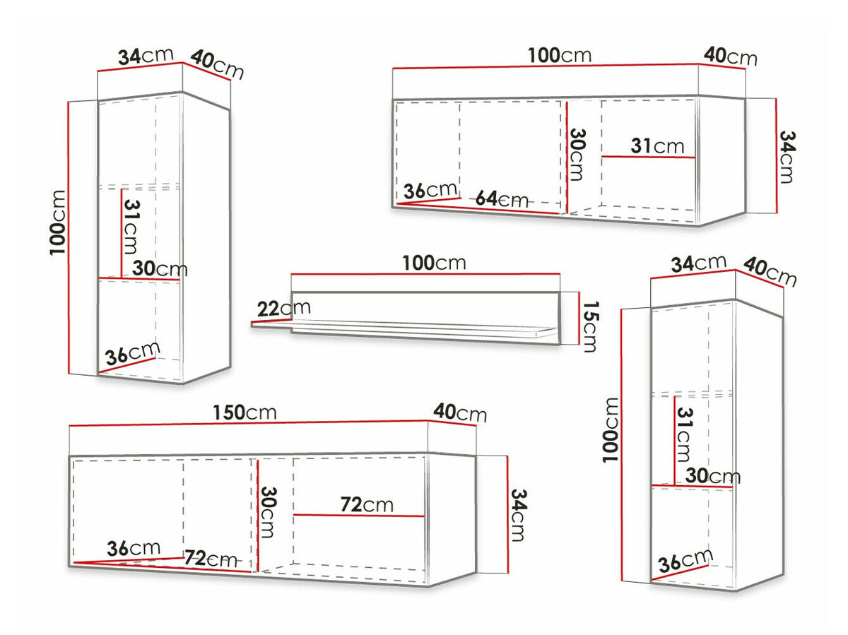 Set za dnevnu sobu Elblaru 108 (Belo)