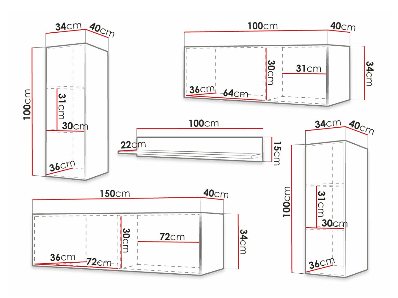 Set za dnevnu sobu Elblaru 108 (Crno)