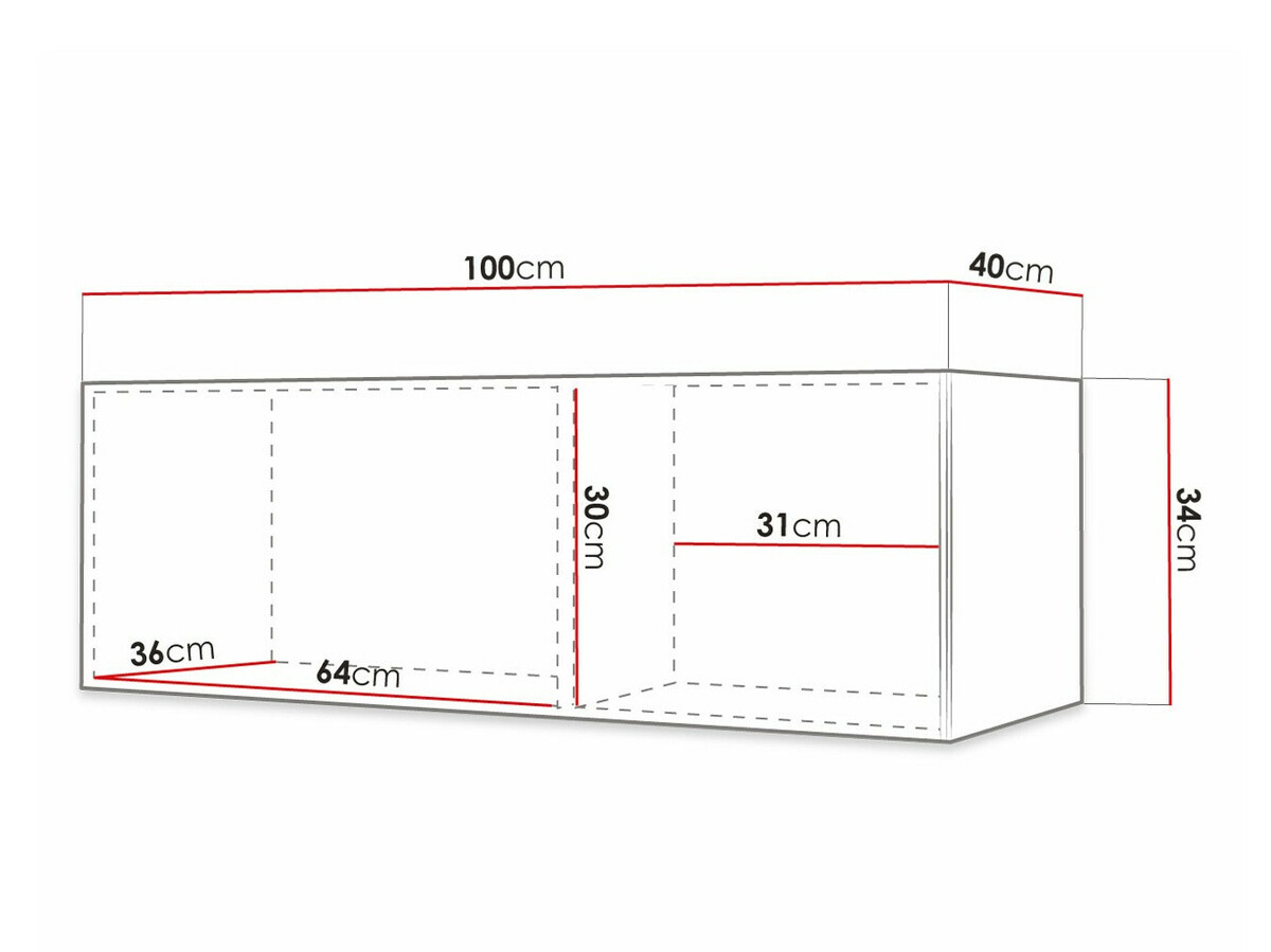 TV komoda Elblaru 105 (Belo)