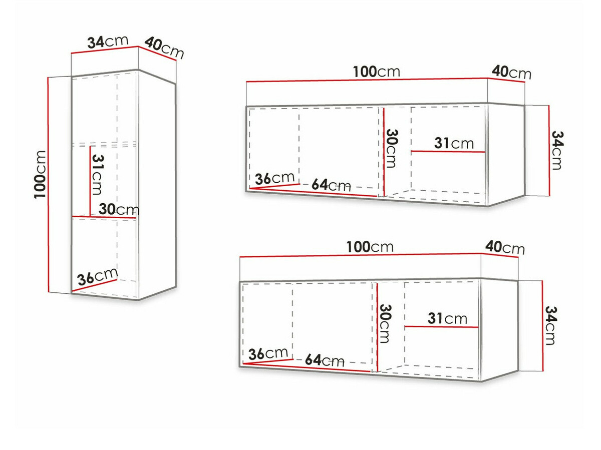 Set za dnevnu sobu Anulio VI (Belo)