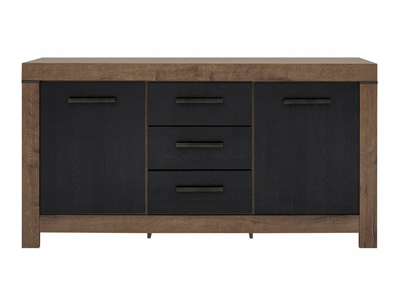 Komoda Dunfelu 100 (Manastirski hrast + Crni hrast)